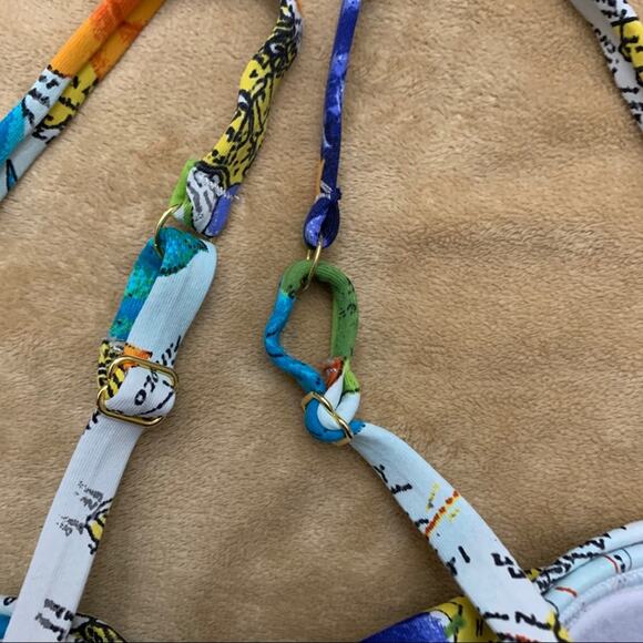 Tommy Bahama Swimsuit Size 4 Tropical Map Skirted One Piece - Picture 8 of 10